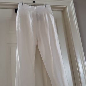 Hanifa White Linen Pants (nwt)